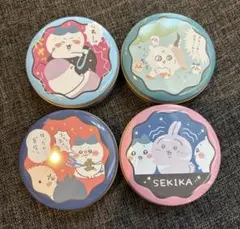 ちいかわ　缶　ウサギ　ハチワレ