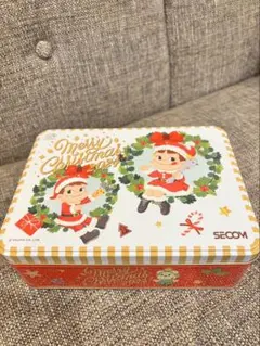 【非売品】2023・2024 不二家　SECOM ペコちゃん　クリスマス　空き缶