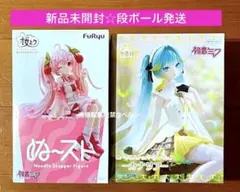 ⭐️新品未開封⭐️初音ミク ぬーどるストッパーフィギュア 2種類　桜ミク