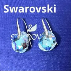 スワロフスキー　ピアス　Galet ドロップ　ライトブルー　正規品　新品　箱付