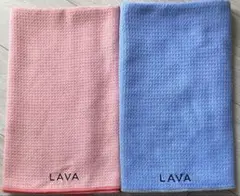 LAVA ラグ　ピンク 青