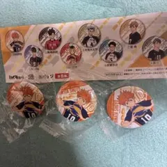 くら寿司　ハイキュー!! 日向翔陽 缶バッジ 2個セット