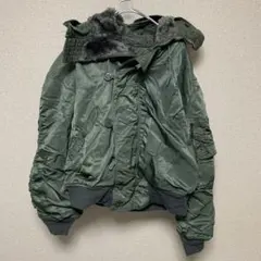 【実物】n2bジャケット　アルファ製　70‘s カーキ　L