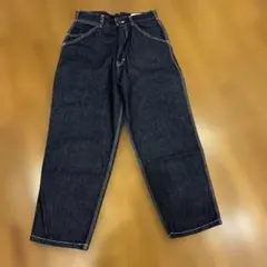 新品未使用Bshop購入LE GLAZIKダークブルーデニム ワイドレッグパンツ