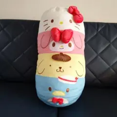 ハローキティ クッション ポムポムプリン　マイメロディ　タキシードサム　抱き枕