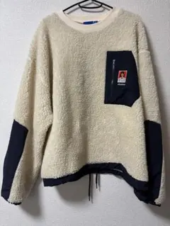 afterbase フリースジャケット クリーム色