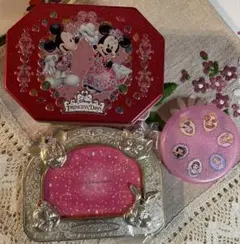 ディズニーリゾート　プリンセスデイズ フォトフレーム お菓子の缶