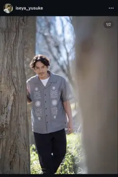 伊勢谷友介着 ROARK ロアーク PALM EMBROIDERY GONZOのサムネイル