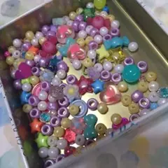 カラフルプラスチックビーズセット