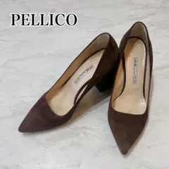 スエードパンプス