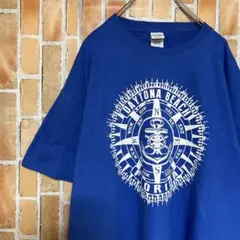 983海外古着カレッジGILDANギルダン半袖TシャツXLゆるだぼヴィンテージ青