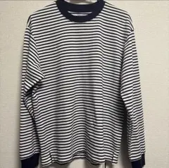 ユニクロエアリズムコットンボーダーTシャツS