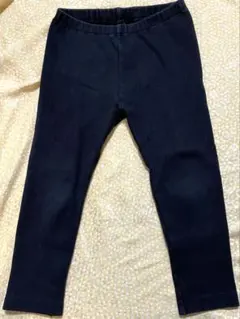 ユニクロ　黒　スパッツ　100㎝　後ろポケット付き