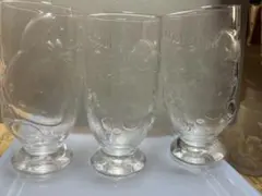 新品、未使用！サンリオガラスコップ3個セット