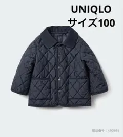 UNIQLO パフテックキルトジャケット BABY 100 ネイビー
