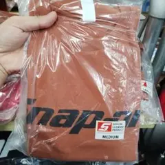 スナップオン　Tシャツ　ロゴ　ティーシャツ　オレンジ　Мサイズ　厚手　半袖