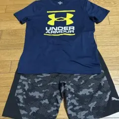 Under Armour シャツ　プーマハーフパンツ160cm