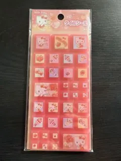 サンリオ正規品　セブンイレブン限定　タイルシールゆめかわ！【ハローキティ】新品のサムネイル