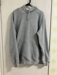 Carhartt グレー M ロゴスリーブパーカー