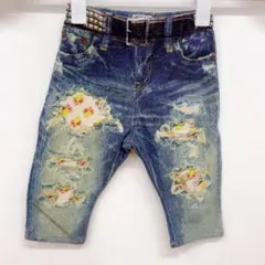 ヒスミニ HYSTERIC MINIライクアデニム　パンツ　90cm