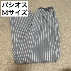 パシオス レディース パジャマパンツ ストライプ Mサイズ