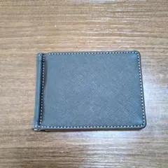 CUHKA マネークリップ ブラック レザー