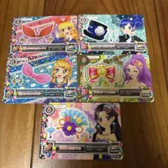 アイカツカード　５枚　キュート　セクシー　クール