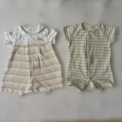 bébé reduction ロンパース と他2枚セット 70cmのサムネイル