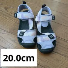 キッズ用パープルストラップサンダル 20cm