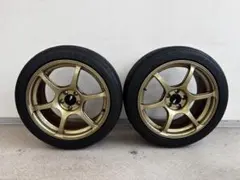 4本セット】スピードライン ホイール 215/45/17 スバル・プリウス等
