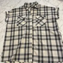 チェック柄 半袖シャツ レディース