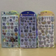 【正規品】コットンパフィーシール うるちゅるポップシール 新作 トムジェリ他3枚