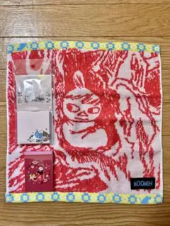 ムーミン リトルミイ フェイスタオル メモ帳 セット