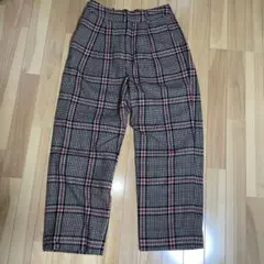 チェックパンツ フリークスストアステンシ　スラックス