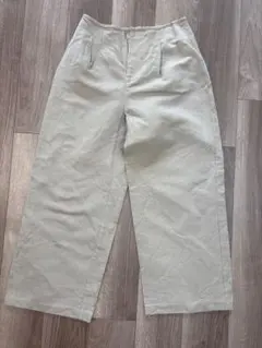 URBAN RESEARCH DOORS ベージュ ワイドパンツ Lレディース