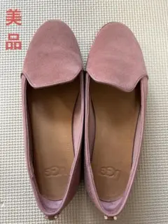 UGG アグ スエード ピンク ローファー スリッポン23cm