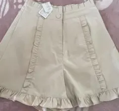 フリル付きショートパンツ