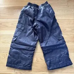 【もり様】子ども用ズボン　雪遊び　スキーウェア　防寒　ネイビー サイズ100