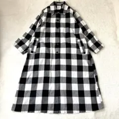 サニークラウズ　feat.bonpon ponさんのチェックなコートワンピース