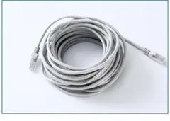 【新品・送料無料】LANケーブル CAT5e 事務所 自宅 有線 20m 灰色