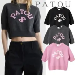 PATOU ロゴ ニット トップス ウール カシミヤ 半袖 Tシャツのサムネイル