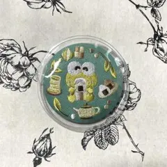 サンリオ刺繍缶バッチ　ケロケロケロッピ