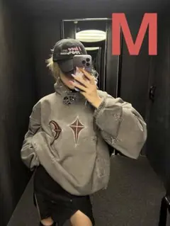 Thug Club Hoodie サグクラブ パーカー グレー