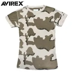 AVIREX CAMO WAFFLE thermal Tee 迷彩 カモフラ