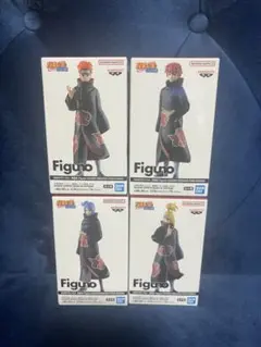 NARUTO ナルト 疾風伝 Figuno 全4種 暁 - メルカリ