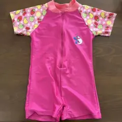 ベビー水着 ピンク フルーツ柄