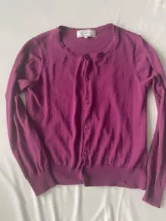 ロペピクニック　38 カーディガン　パープル　紫