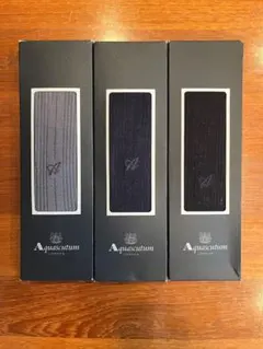 Aquascutum リブ編みソックス 3足セット 25-26cm
