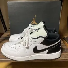 AIR JORDAN 1 LOW(GS) 美品　24センチ エアジョーダン１白黒