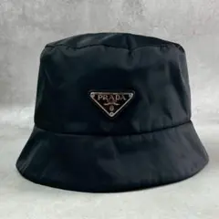 【美品】PRADA adidas コラボ バケットハット ブラック M RFIDのサムネイル